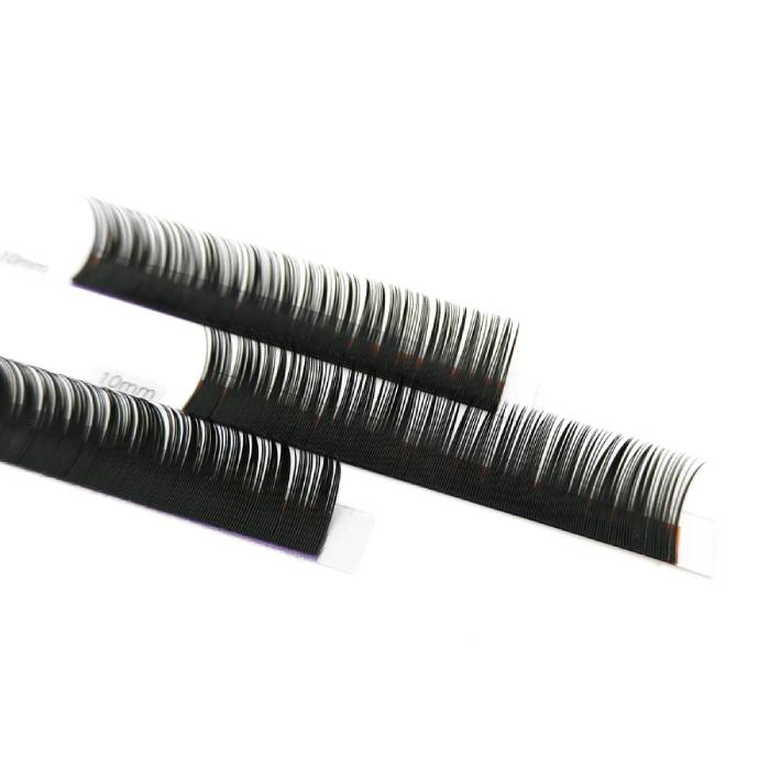 Exkluzívne hodvábne 3D mihalnice B, 0,15 mm